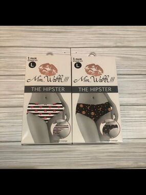 The Hipster Women's Bikini Briefs - Black & White (4 Pairs)